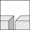 Illustration zweier Quadrate die einen sauberen Untergrund visualisieren.